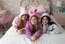 Pink Palm Puff Hoodie