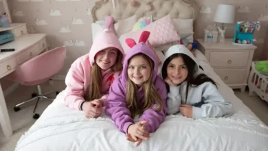 Pink Palm Puff Hoodie